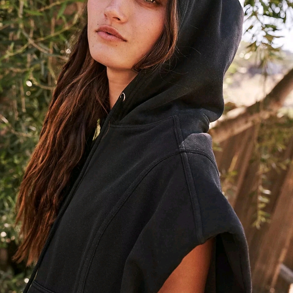 FP Movement by Free People Black Sleeveless Hoodie - Picture 3 of 7